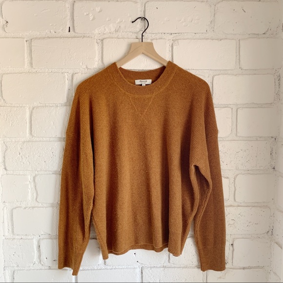 madewell cashmere sweatshirt